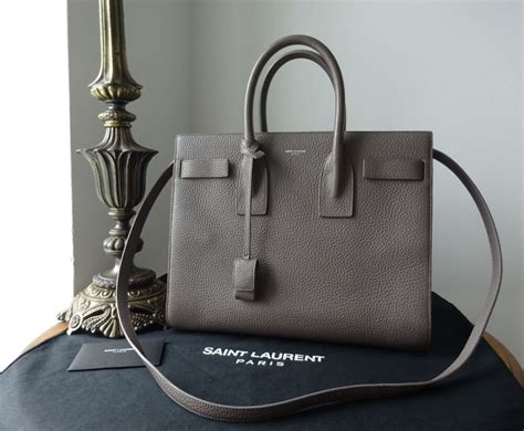 sac ysl gris|YSL sac de jour handbag.